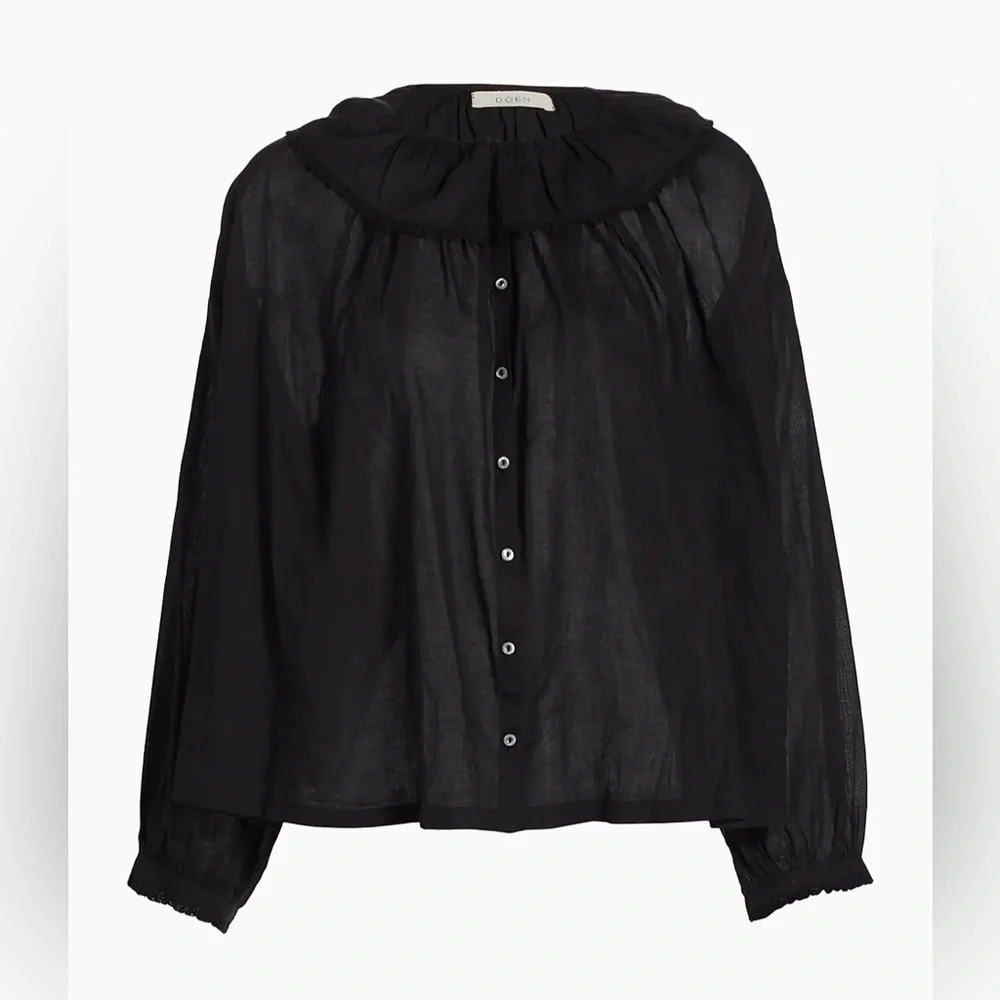 Doen Jana Blouse | Black | XS - Picture 3 of 11
